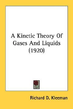 portada a kinetic theory of gases and liquids (1920) (en Inglés)