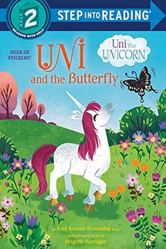 portada Uni and the Butterfly (Uni the Unicorn) (Step Into Reading) (in English)
