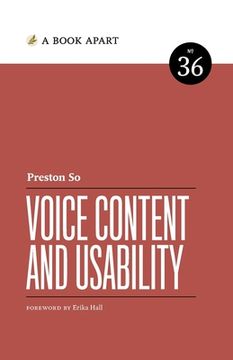 portada Voice Content and Usability (en Inglés)
