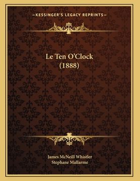 portada Le Ten O'Clock (1888) (en Francés)