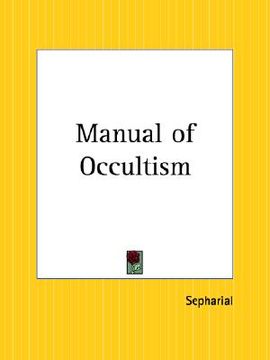 portada manual of occultism (en Inglés)