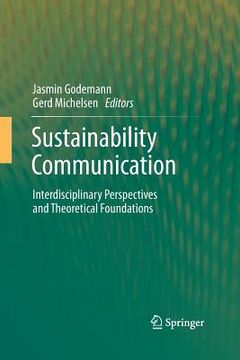 portada Sustainability Communication: Interdisciplinary Perspectives and Theoretical Foundation (en Inglés)