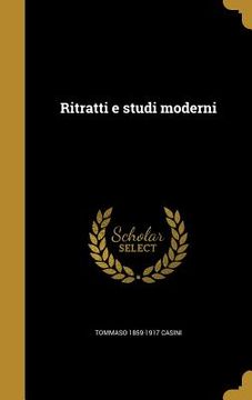 portada Ritratti e studi moderni (en Italiano)