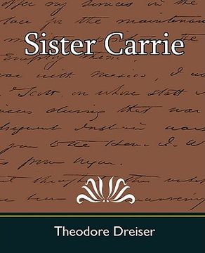 portada sister carrie (en Inglés)
