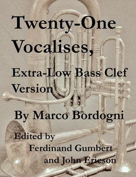 portada Twenty-One Vocalises, Extra-Low Bass Clef Version (en Inglés)