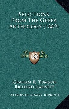 portada selections from the greek anthology (1889) (in English)