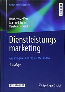 portada Dienstleistungsmarketing: Grundlagen - Konzepte - Methoden (en Alemán)