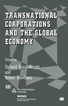 portada Transnational Corporations and the Global Economy (en Inglés)