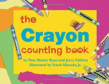 portada The Crayon Counting Book (Jerry Pallotta's Counting Books) (en Inglés)