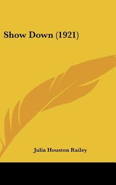 portada show down (1921) (en Inglés)