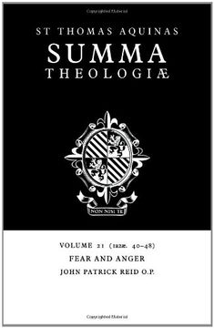 portada Summa Theologiae V21: 1A2Ae. 40-48: Fear and Anger v. 21 (en Inglés)