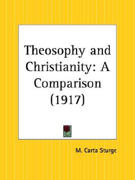 portada theosophy and christianity: a comparison (en Inglés)