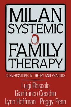 portada milan systemic family therapy: conversations in theory and practice