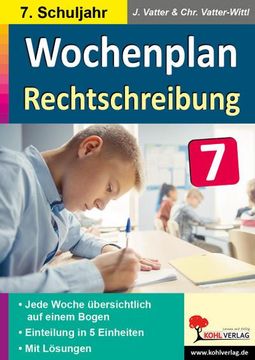 portada Wochenplan Rechtschreibung / Klasse 7 (en Alemán)