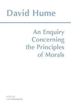 portada An Enquiry Concerning the Principles of Morals (Hackett Classics) (en Inglés)