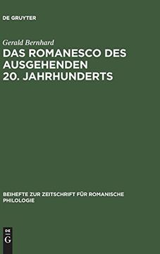 portada Das Romanesco des Ausgehenden 20. Jahrhunderts (en Alemán)