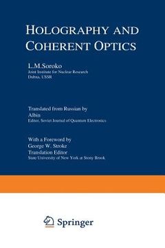 portada Holography and Coherent Optics (en Inglés)