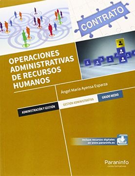 portada Operaciones Administrativas De Recursos Humanos. CFGM