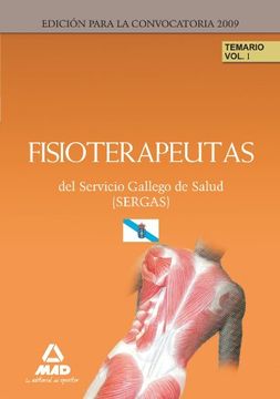 portada Fisioterapeutas del Servicio Gallego de Salud (Sergas). Temario Parte Específica. Volumen i