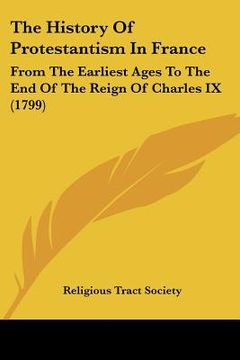 portada the history of protestantism in france: from the earliest ages to the end of the reign of charles ix (1799) (in English)