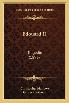 portada Edouard II: Tragedie (1896) (en Francés)