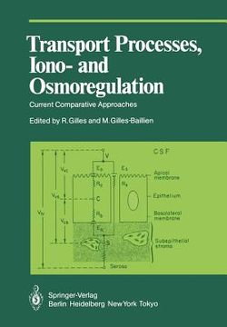 portada transport processes, iono- and osmoregulation: current comparative approaches