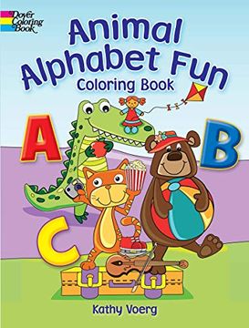 portada Animal Alphabet fun Coloring Book (Dover Coloring Books) (en Inglés)