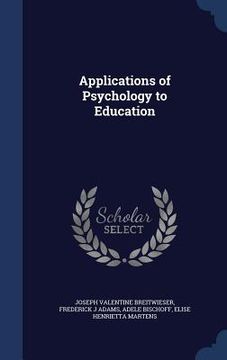 portada Applications of Psychology to Education (en Inglés)