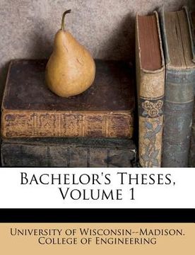 portada bachelor's theses, volume 1