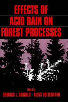 portada effects of acid rain on forest processes (en Inglés)