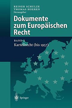 portada Dokumente zum Europäischen Recht: Band 3: Kartellrecht (in German)