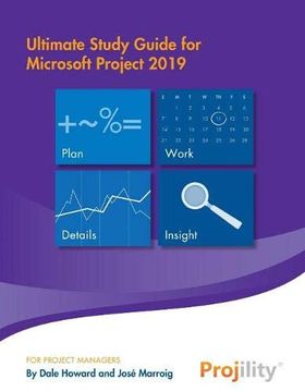 portada Ultimate Study Guide for Microsoft Project 2019 (en Inglés)