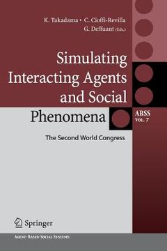portada simulating interacting agents and social phenomena: the second world congress (en Inglés)