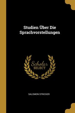 portada Studien Über die Sprachvorstellungen (in German)