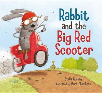 portada rabbit and the big red scooter (en Inglés)