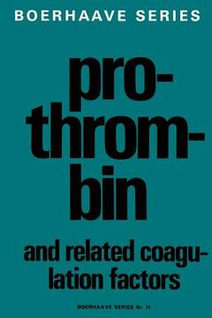portada Prothrombin and Related Coagulation Factors