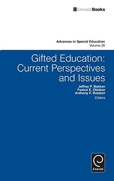 portada Gifted Education: Current Perspectives and Issues (Advances in Special Education)