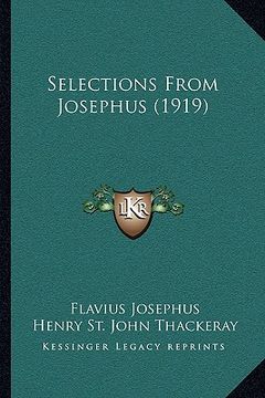 portada selections from josephus (1919) (en Inglés)