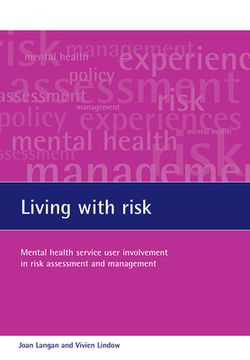 portada living with risk: mental health service user involvement in risk assessment and management (en Inglés)
