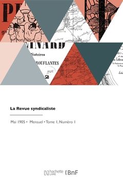 portada La Revue syndicaliste (in French)