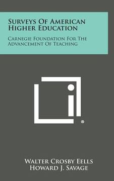 portada Surveys of American Higher Education: Carnegie Foundation for the Advancement of Teaching (en Inglés)