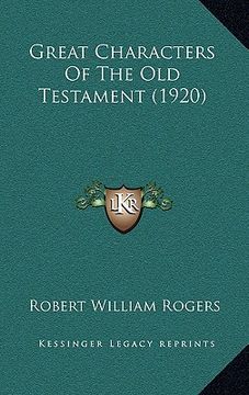 portada great characters of the old testament (1920) (en Inglés)