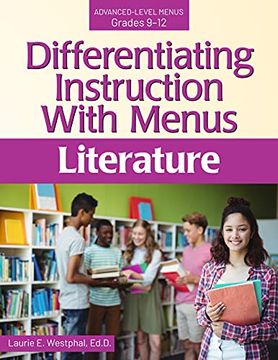 portada Differentiating Instruction with Menus: Literature (Grades 9-12) (in English)