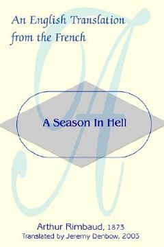 portada a season in hell: an english translation from the french