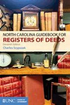 portada North Carolina Guidebook for Registers of Deeds