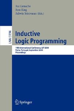 portada inductive logic programming: 14th international conference, ilp 2004, porto, portugal, september 6-8, 2004, proceedings (in English)