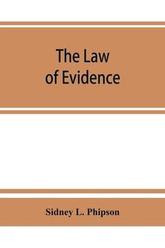 portada The law of evidence (en Inglés)