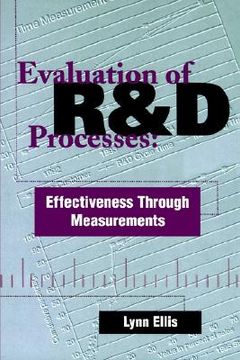 portada evaluation of r&d processes: effectiveness through measurements (en Inglés)