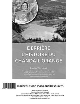 portada Derriere L'histoire du Chandail Orange Plan de Cours (en Francés)