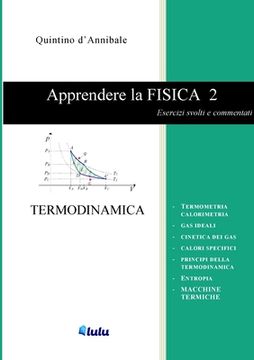 portada Apprendere la FISICA - 2: Esercizi svolti e commentati -Termodinamica (en Italiano)